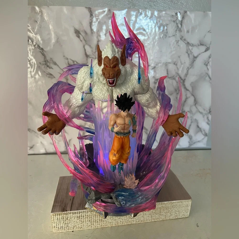 35CM  Dragon Ball Goku Ultra Instinct Great Ape  COLLECTIBLE STATUE Anime Figure
